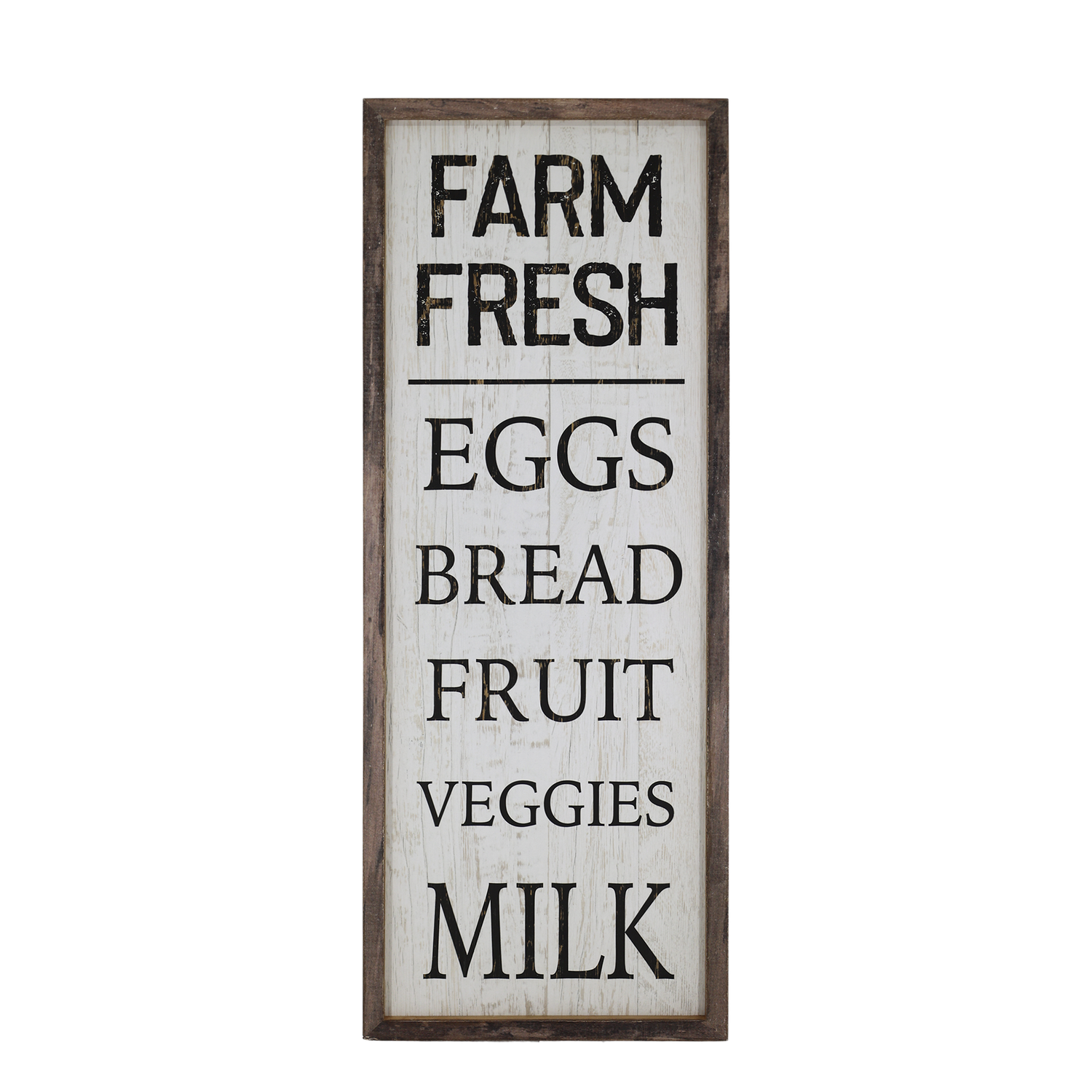 Farm Fresh - Eggs Bread Fruit Veggies Milk