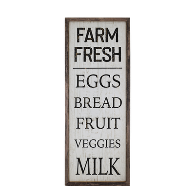 Farm Fresh - Eggs Bread Fruit Veggies Milk