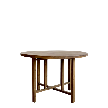 Compact folding dining table with a clean, modern design, ideal for small spaces and flexible dining arrangements.