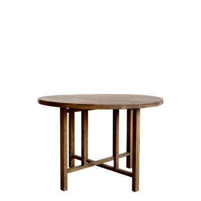 Compact folding dining table with a clean, modern design, ideal for small spaces and flexible dining arrangements.