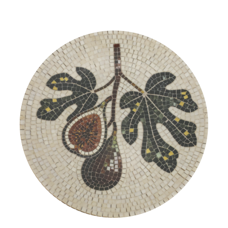 Chartres Set of Fig Mosaic Serving Plates