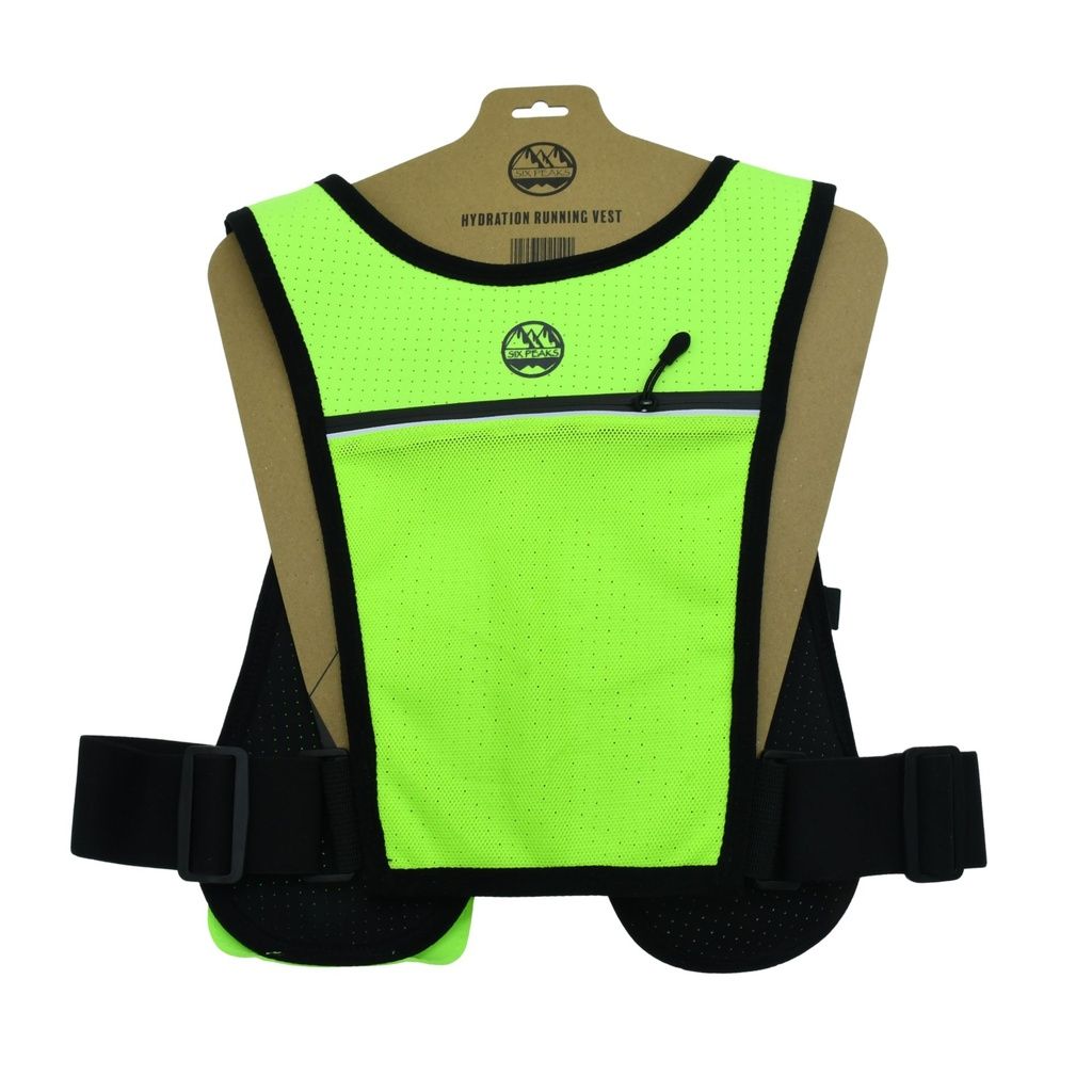 Six Peaks Hydration Running Vest - yellow  back
