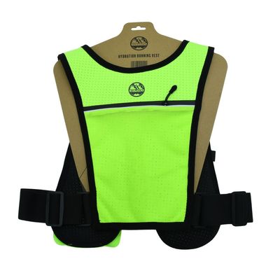 Six Peaks Hydration Running Vest - yellow  back
