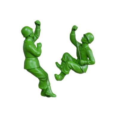 Listen up men! Two green army men ready to go into combat at your command, A great piece of wall art which will appeal to just about everyone. 