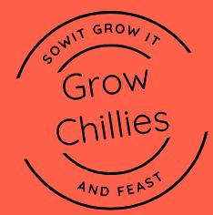 SowItGrowItandFeast.
Grow Chillies
Circular Stamp Logo on Clay Orange Background