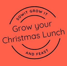 SowItGrowItandFeast.
Grow your Christmas Lunch.
Circular Stamp Logo on Clay Orange Background