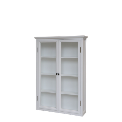 Dordogne White Finish Display Cabinet The Dordogne is also available in a white finish, and looks so good with this fresh look.