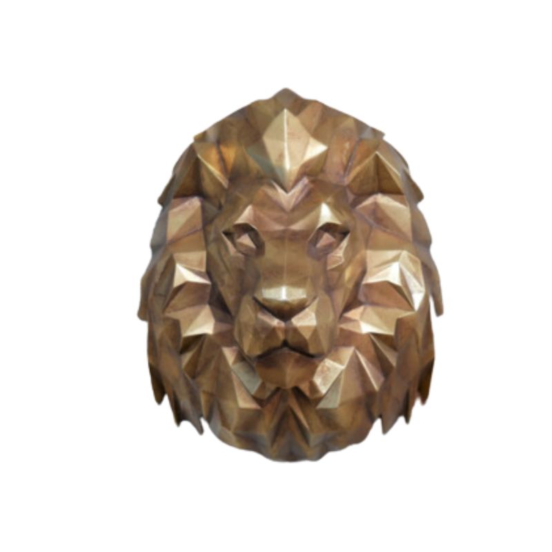 Geometric Lion Head