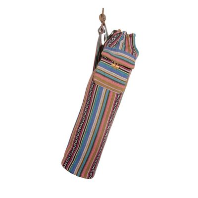 Fair Trade Annapurna Nepali Stripe Yoga Mat Bag
Multi Colour Stripe Finish