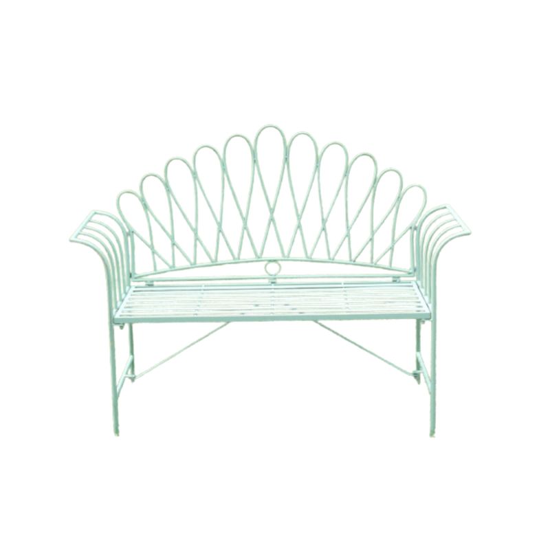 The Festival garden bench has a gentile look to it, and the Aqua colouring provides a special finish.