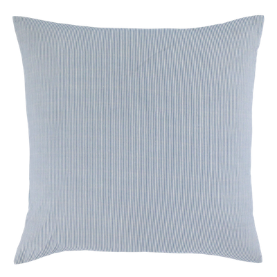 Chic Cushion on Sky Blue and White Milk Boy Stripes