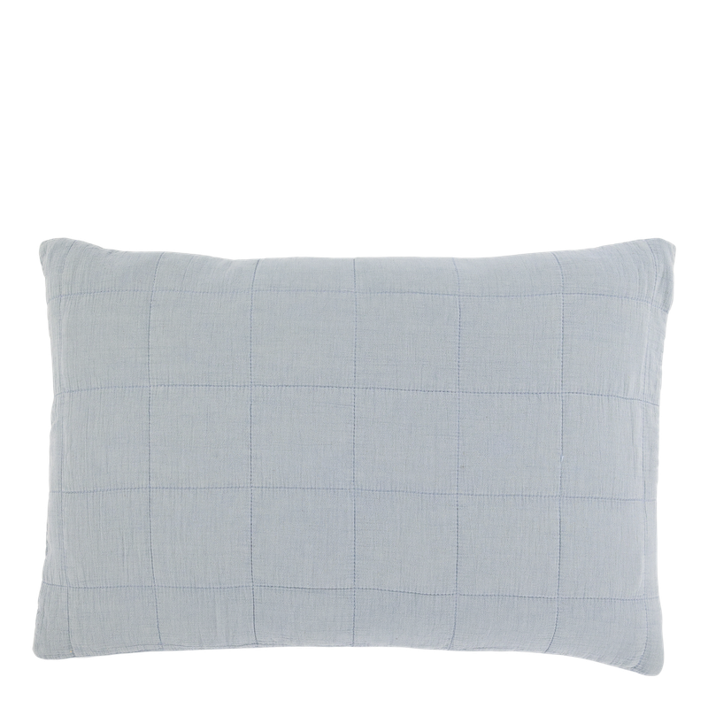 Chic Rectangular Cushion - Sky Blue