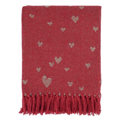Chic Throw - Cherry Hearts Throw