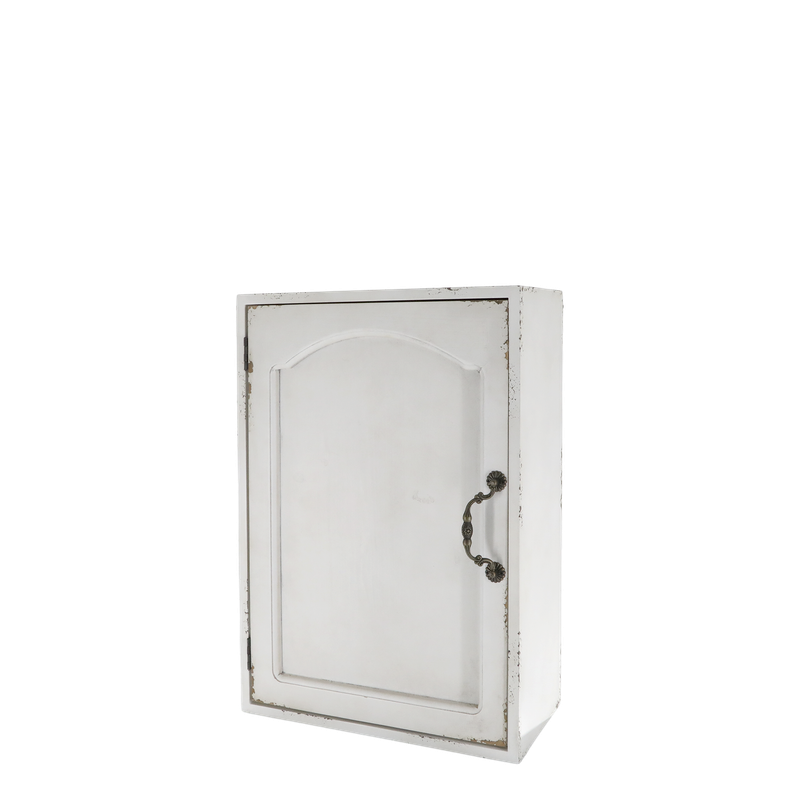 The Jolie is a lovely wall cabinet that is so useful in the kitchen, bathroom or utility room. It is finished in Antique Cream to sit comfortably against any existing decor.