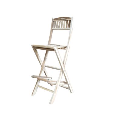 If you're looking for a foldaway stool of quality, then look no further. A mile better than all the rest, this teak folding stool will serve you well.