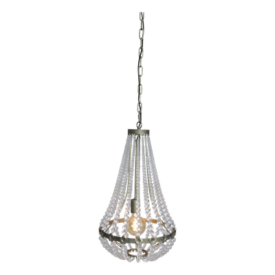 A glorious prism chandelier suitable for classic or contemporary rooms