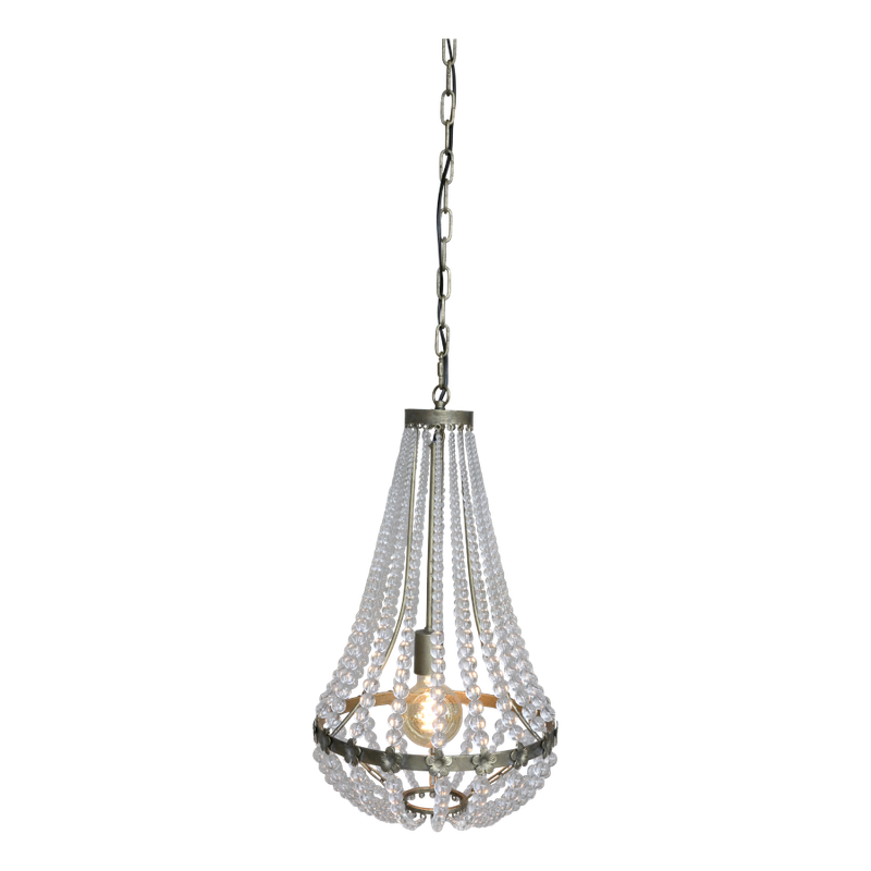 A glorious prism chandelier suitable for classic or contemporary rooms