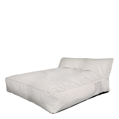 Bring a whole new dimension to outdoor leisure. 
When you just want to comfortably laze outdoors, what more could you want but an outdoor bed?
And with this lazyday double bed, who cares if those household chores have to wait for a while longer? Dimensions: H 65 x L 160 x W 140 cm (seat height is 38cm)  Waterproof, with Beige finish.