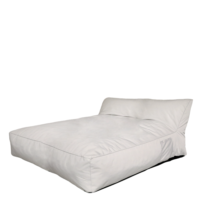 Bring a whole new dimension to outdoor leisure. 
When you just want to comfortably laze outdoors, what more could you want but an outdoor bed?
And with this lazyday double bed, who cares if those household chores have to wait for a while longer? Dimensions: H 65 x L 160 x W 140 cm (seat height is 38cm)  Waterproof, with Beige finish.