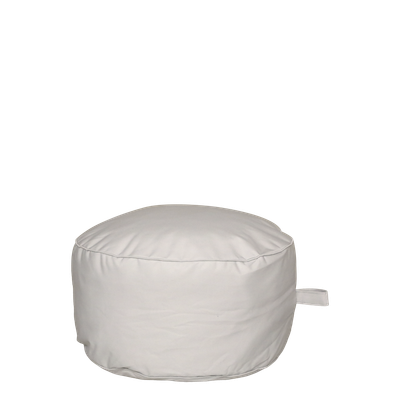 Soft Cushion Pouffe in Beige Finish