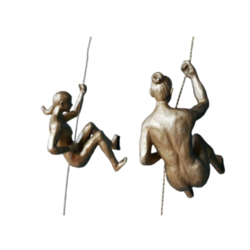 The girls are at it too! See them abseil down your wall.