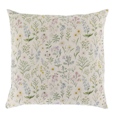 Chic Square Cushion Floral - Wildflower Pattern