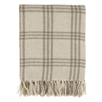 Chic Throw - Latte Check Throw
