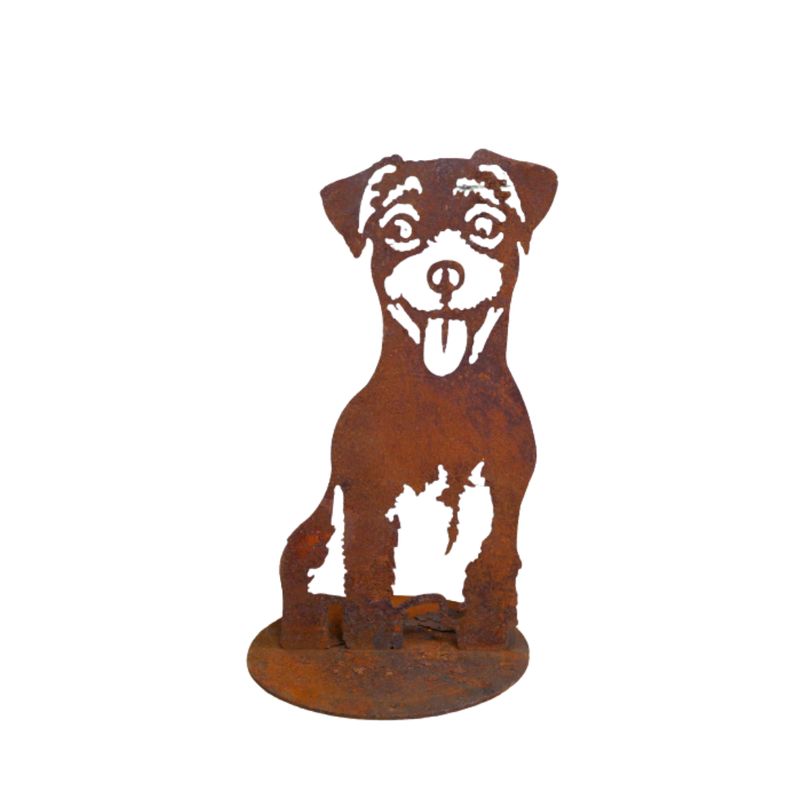 Roscoe Rusty Dog Garden Art