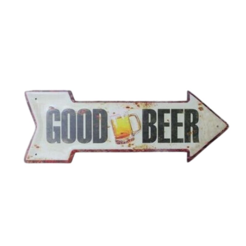 Good Beer Arrow Sign