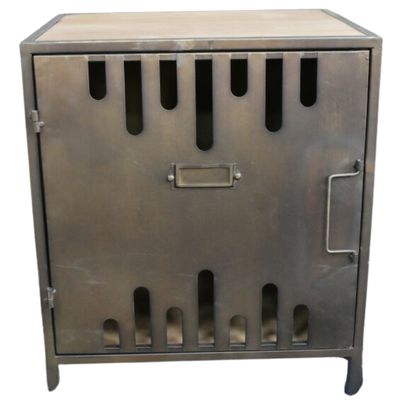 The Trader Cabinet in Industrial Style, ideal in a Utility or Boot Room, conservatory or garage.