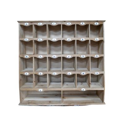 Twenty Six individually lettered compartments must have a use for you!