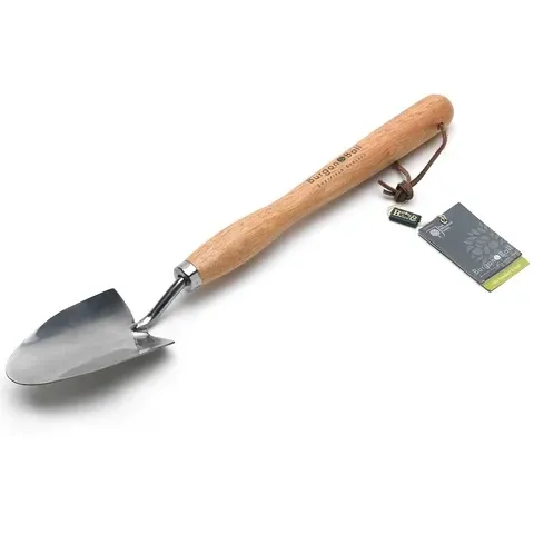 Mid Length Wooden Handled Trowel.