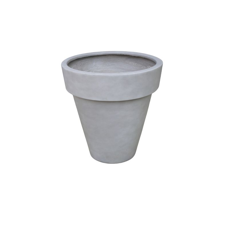 The Feldspar Clay Flowerpot - Small A slightly smaller version of our Feldspar Clay Flowerpot at 37 cm.