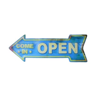 Come In Open Arrow Sign