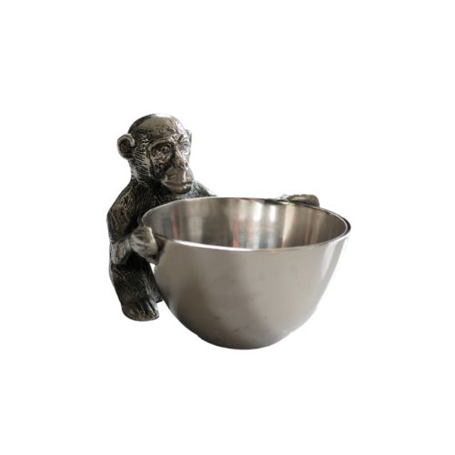 A neat bowl made of aluminium for your nibbles!