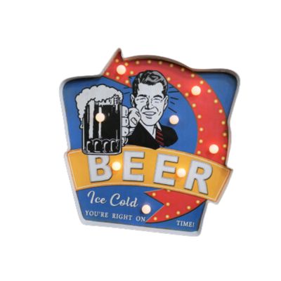 Light Up Ice Cold Beer Sign