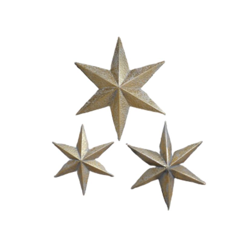 A set of three stars to make your wall rather special. 
