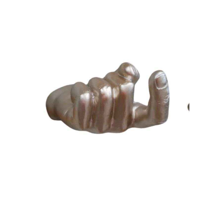 A resin and metallic finished wall art piece that beckons you towards it. 