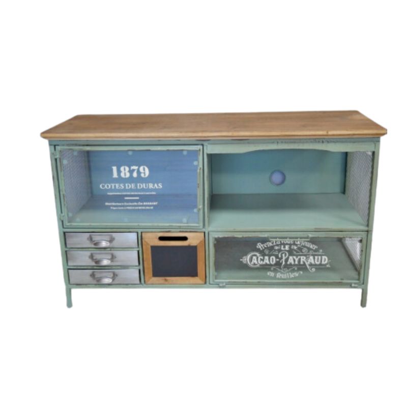 Cacao Payraud Industrial Small TV Cabinet