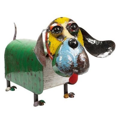 Hound Dog Recycled Sculpture