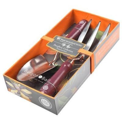 Burgon & Ball RHS Passiflora Trowel and Fork Gift Set
In Presentation Box
Purple Handles