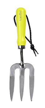Florescent Yellow Garden Hand Fork