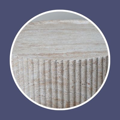 Defined by its sculptural silhouettes, travertine-inspired finishes and beautifully crafted detailing; Centure Furniture