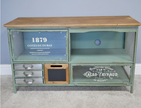 Cacao Payraud Industrial Small TV Cabinet