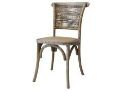 French Wicker Chairs (Set of Two) A pair of wicker chairs that will be so useful throughout your home. They are made from rubber wood and rattan.