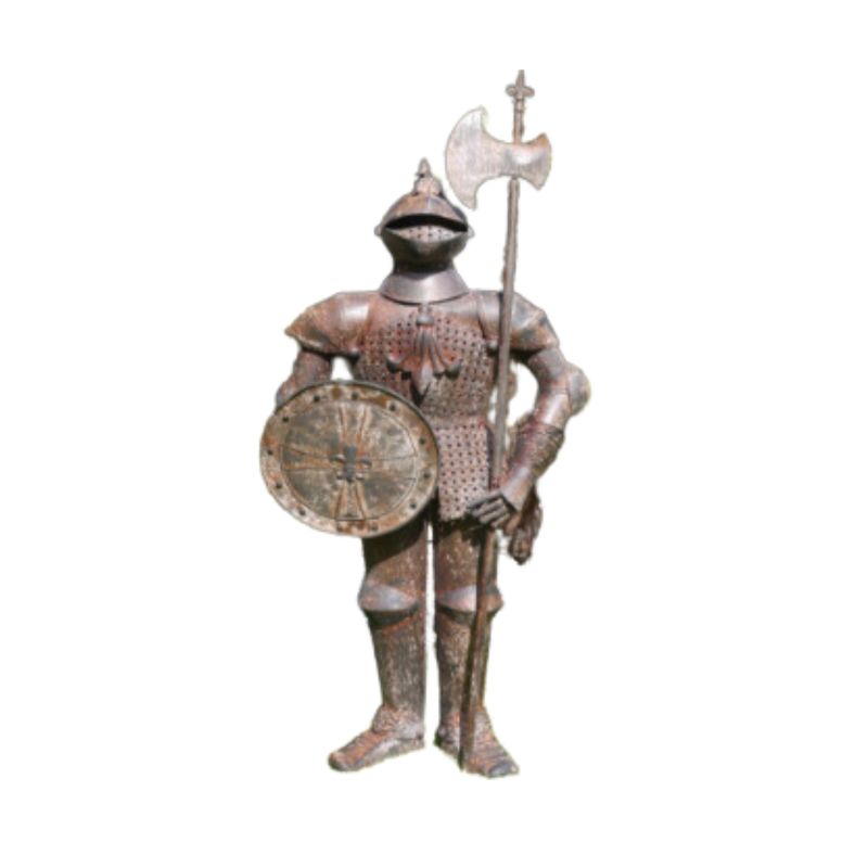 Sir Galahad, at over eight feet high, is so impressive and would willingly guard the entrance to your home. 