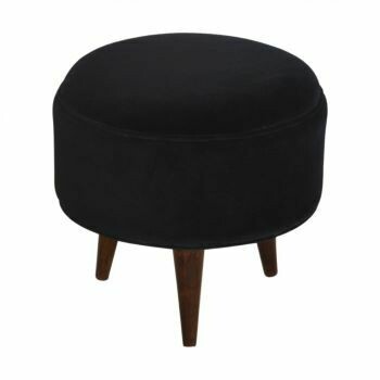 It has been made from solid Mango wood  with a Walnut finish and therefore good and strong!