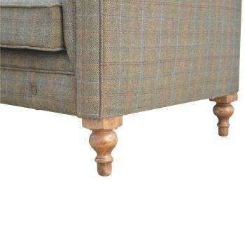 Beautiful feet go hand in hand with the lovely multi tweed cloth