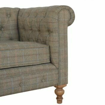 Multi Tweed Two Seater Sofa