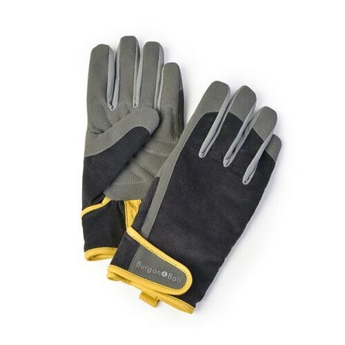 A real dandy pair of gardening gloves in corduroy.